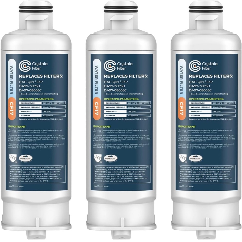 Crystala Filters Replacement for DA97-17376B Water Filter